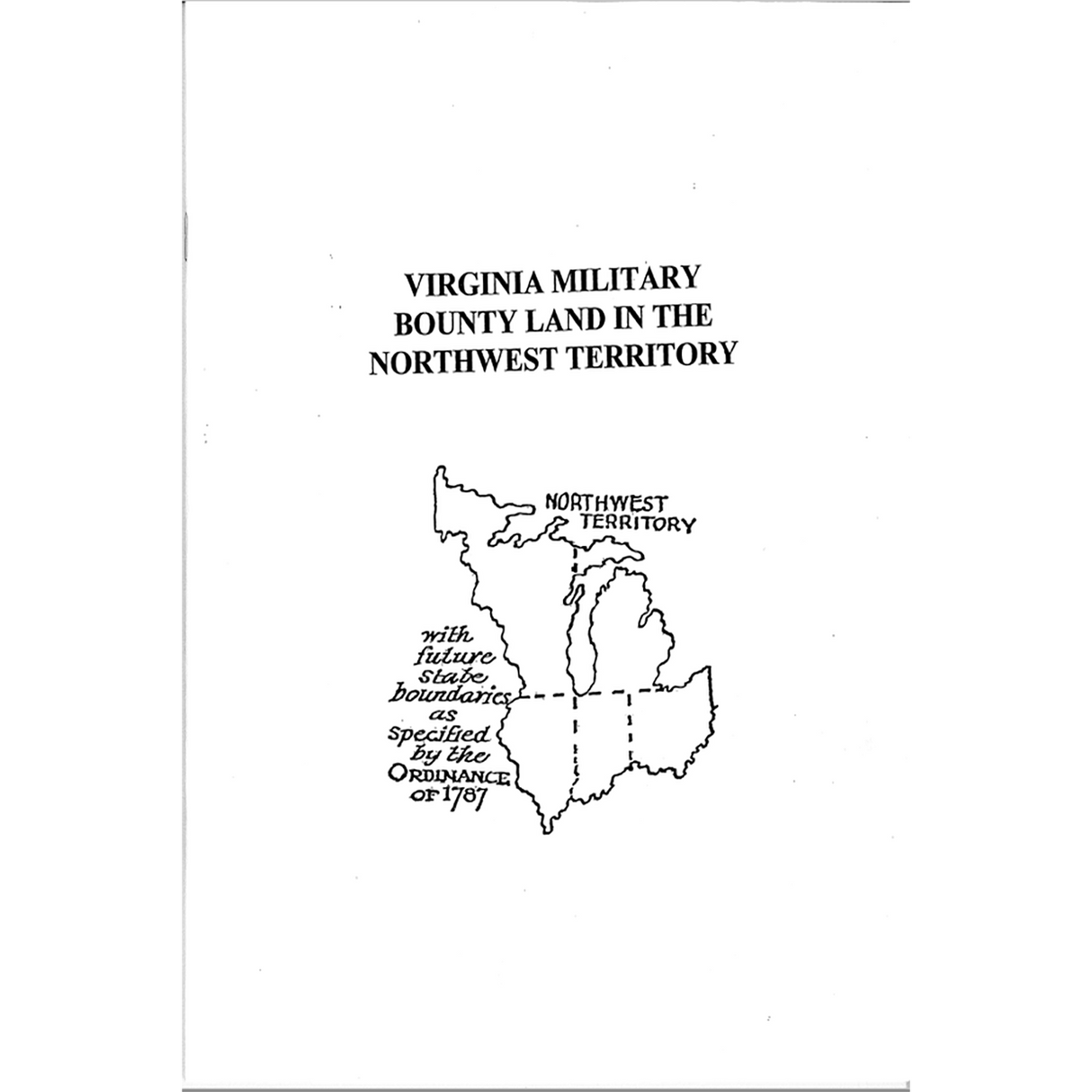 Virginia Military Bounty Land in the Northwest Territory