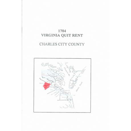 Charles City County, Virginia 1704 Quit Rents