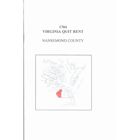 Nansemond County, Virginia 1704 Quit Rents