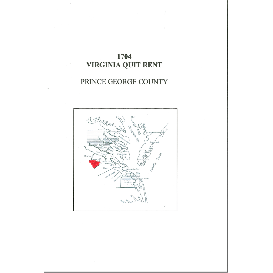 1704 Prince George County, Virginia Quit Rent