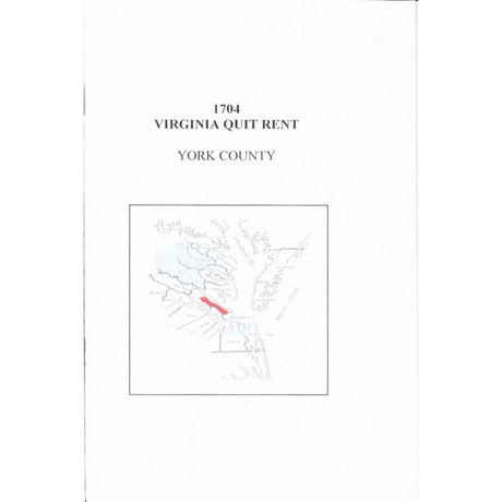 York County, Virginia 1704 Quit Rents