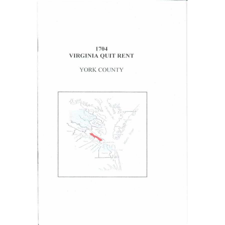 York County, Virginia 1704 Quit Rents