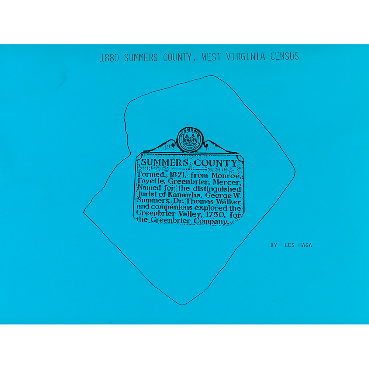 1880 Summers County, West Virginia Census
