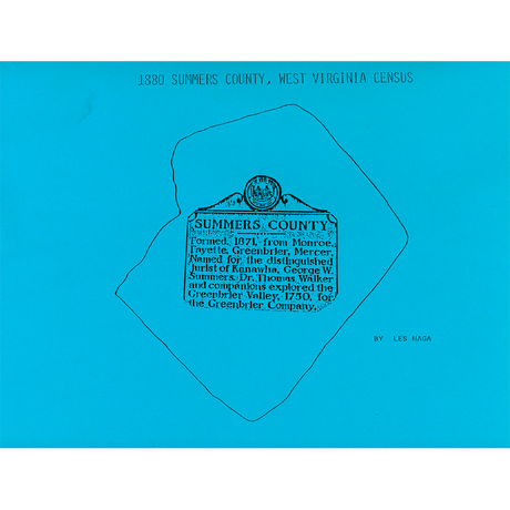 1880 Summers County, West Virginia Census