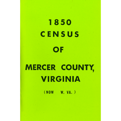 1850 Mercer County, [West] Virginia Census