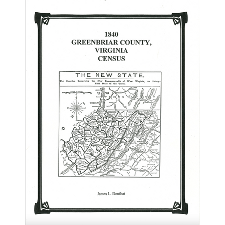 1840 Greenbrier County, [West] Virginia Census