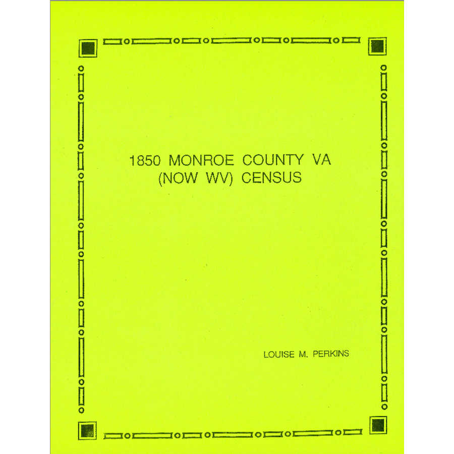 1850 Monroe County, [West] Virginia Census