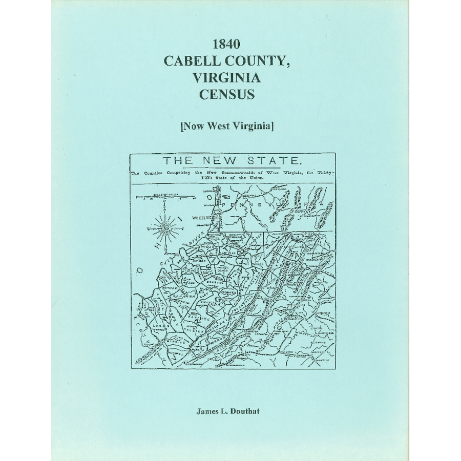 1840 Cabell County, [West] Virginia Census