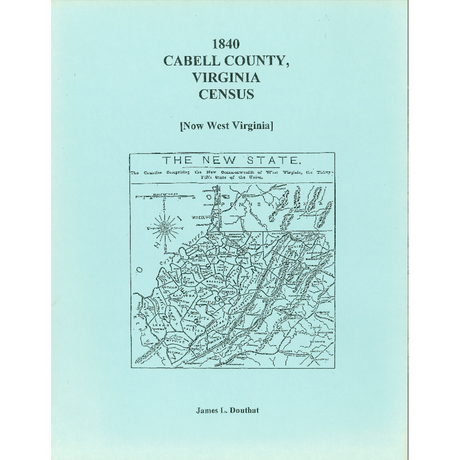 1840 Cabell County, [West] Virginia Census