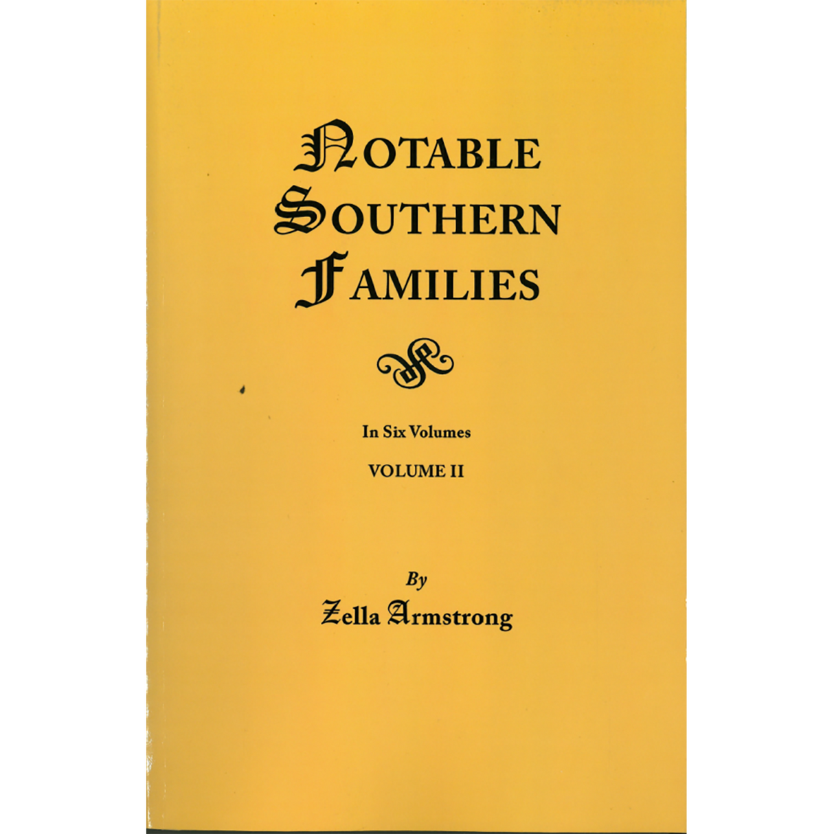 Notable Southern Families, Volume II