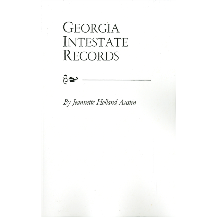 Georgia Intestate Records