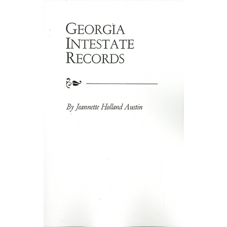 Georgia Intestate Records