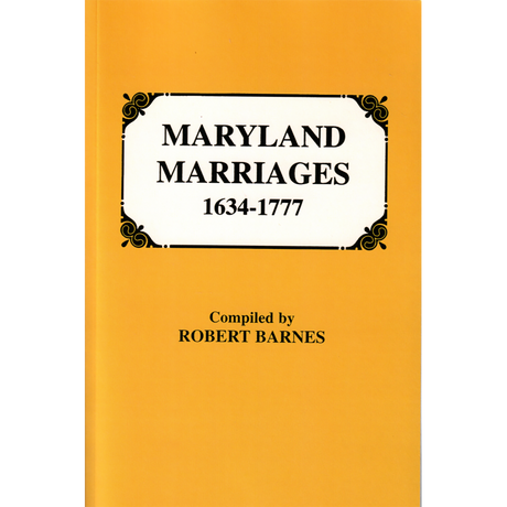 Maryland Marriages, 1634-1777