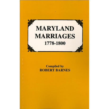 Maryland Marriages, 1778-1800