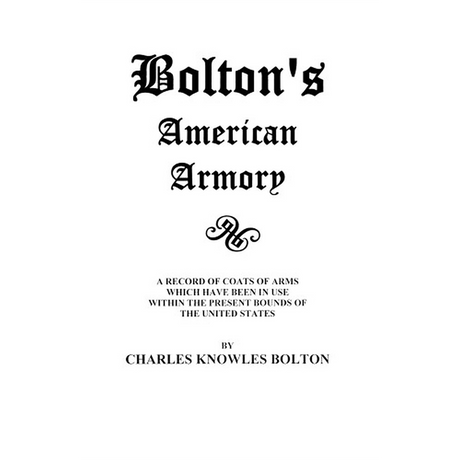 Bolton's American Armory