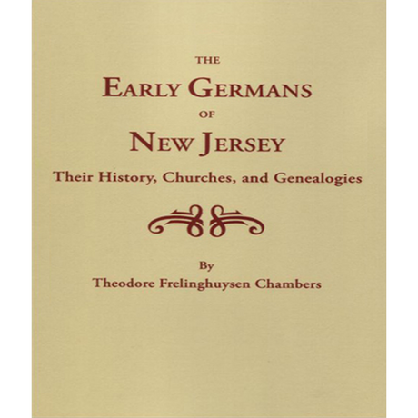 The Early Germans of New Jersey