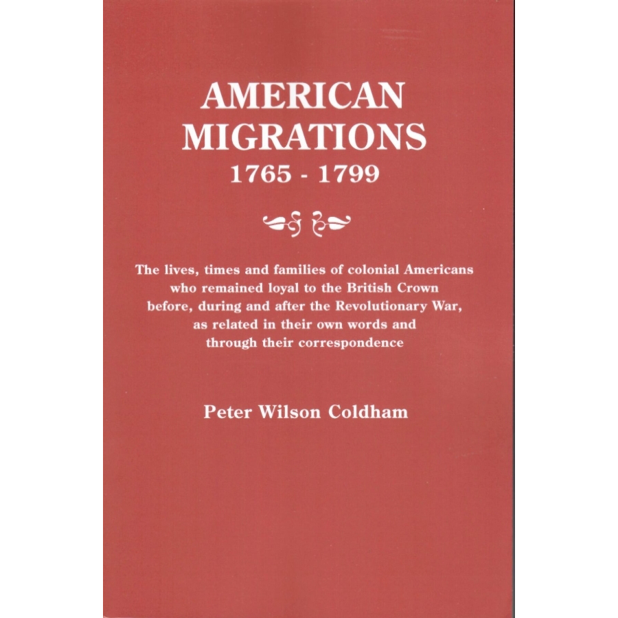 American Migrations 1765-1799