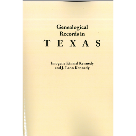 Genealogical Records in Texas