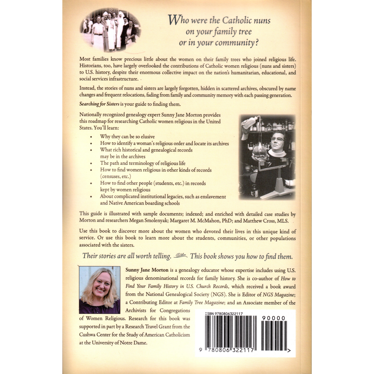 Searching for Sisters: A Guide to Researching Catholic Nuns in the United States back cover