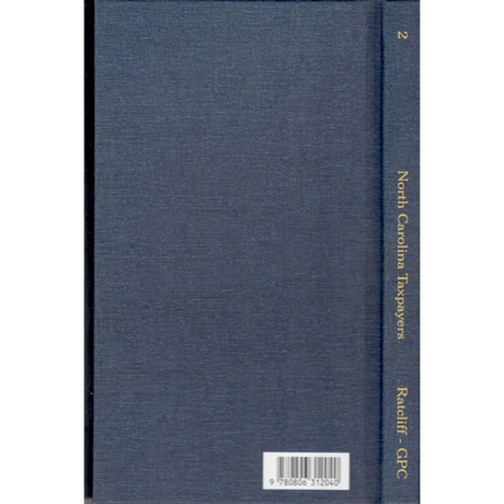 North Carolina Taxpayers, 1679-1790, Volume 2