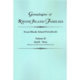 Genealogies of Rhode Island Families From Rhode Island Periodicals vol. 2