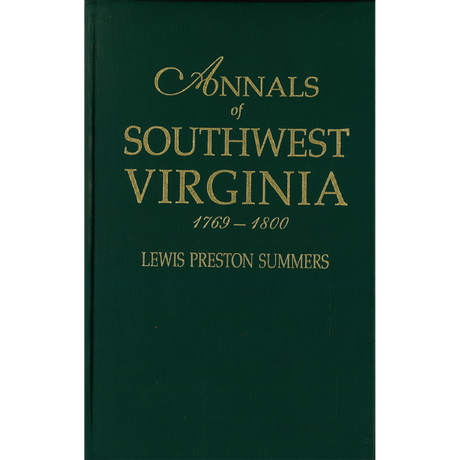 Annals of Southwest Virginia 1769-1800 Part 1