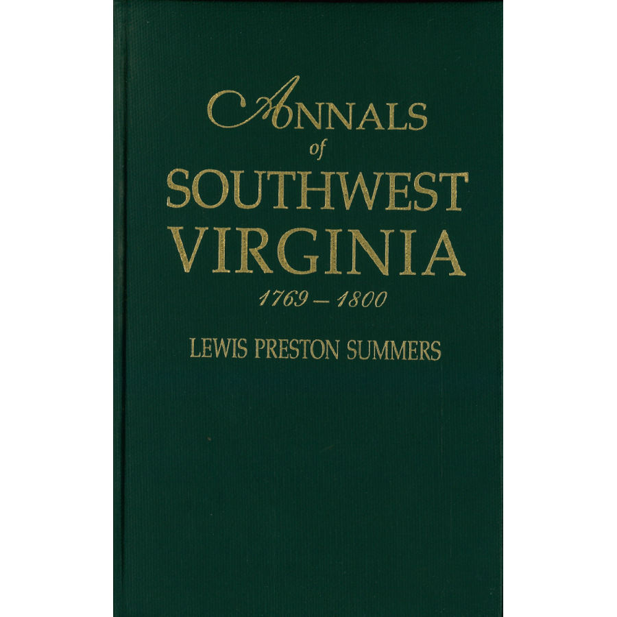 Annals of Southwest Virginia 1769-1800 Part 1