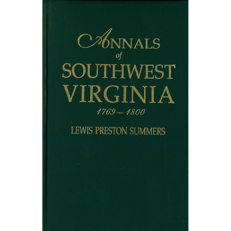 Annals of Southwest Virginia 1769-1800 Part 1