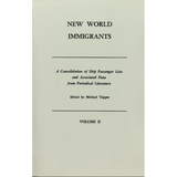 New World Immigrants, Volume 2