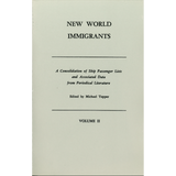 New World Immigrants, Volume 2