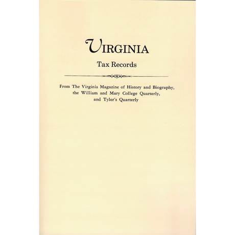 Virginia Tax Records