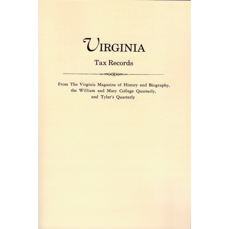 Virginia Tax Records
