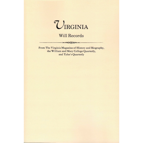 Virginia Will Records