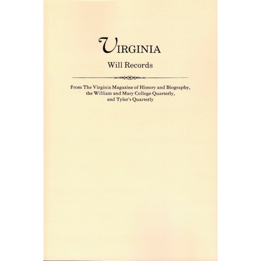 Virginia Will Records