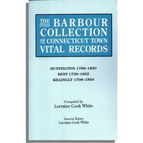 The Barbour Collection of Connecticut Town Vital Records Volume 20