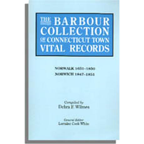 The Barbour Collection of Connecticut Town Vital Records Volume 32