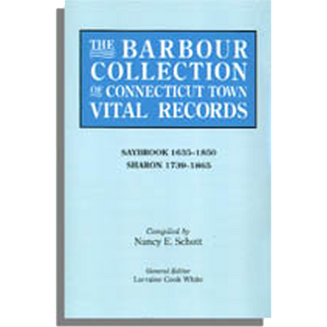 The Barbour Collection of Connecticut Town Vital Records Volume 38