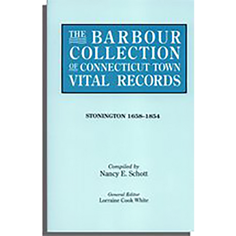 The Barbour Collection of Connecticut Town Vital Records Volume 43