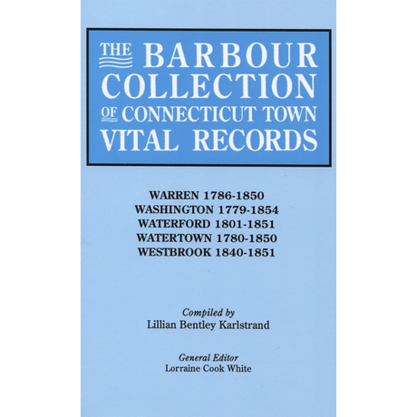 The Barbour Collection of Connecticut Town Vital Records Volume 49