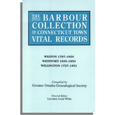 The Barbour Collection of Connecticut Town Vital Records Volume 51