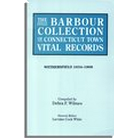 The Barbour Collection of Connecticut Town Vital Records Volume 52