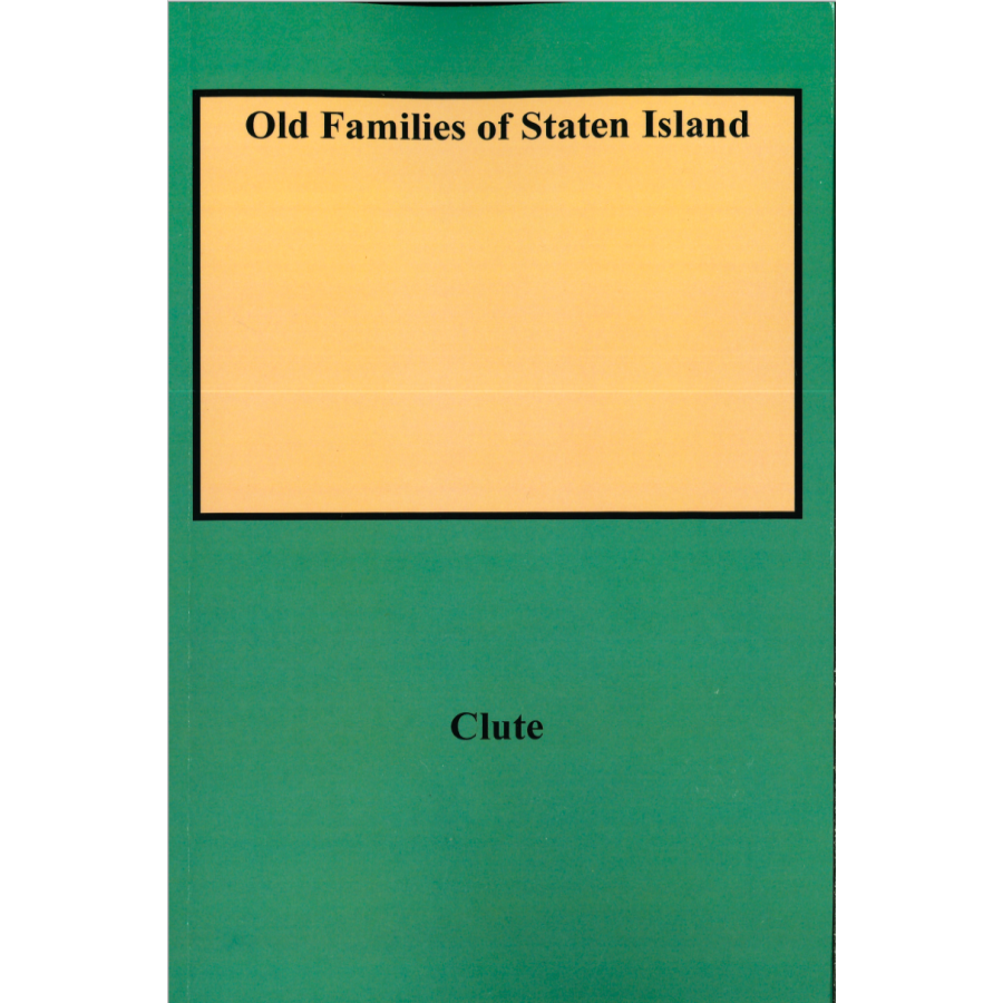 Old Families of Staten Island