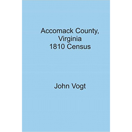 Accomack County, Virginia 1810 Census