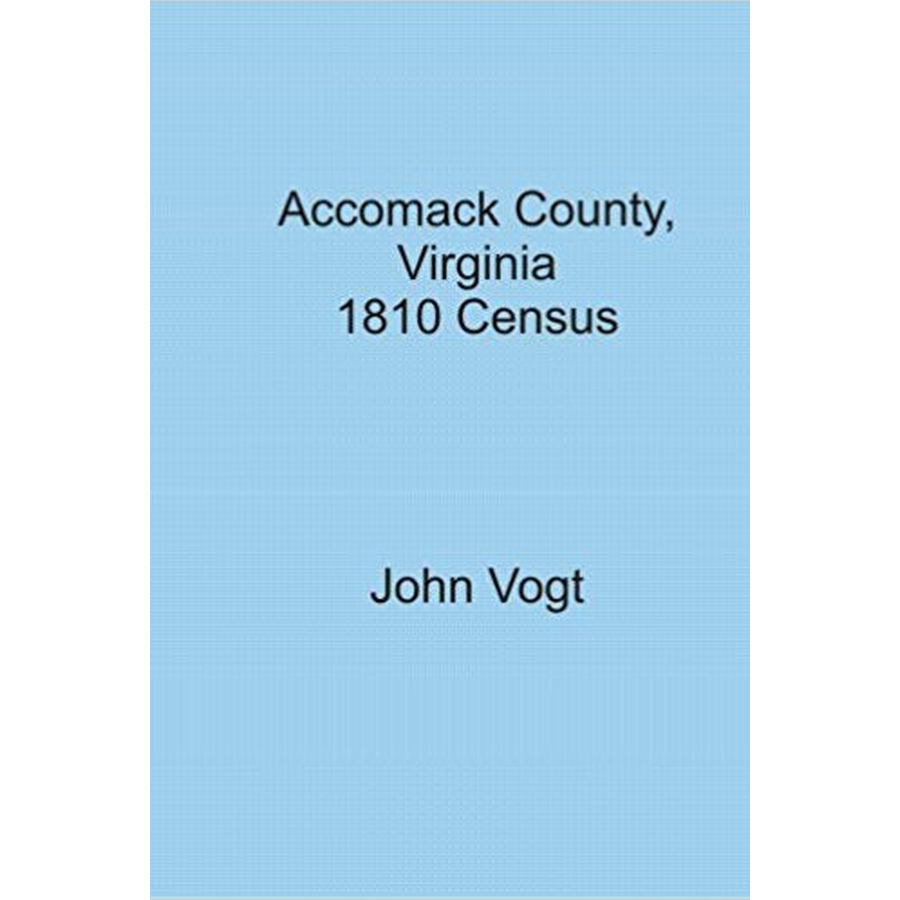 Accomack County, Virginia 1810 Census