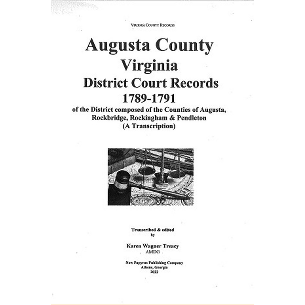 Augusta County, Virginia, District Court Records, 1789-1791