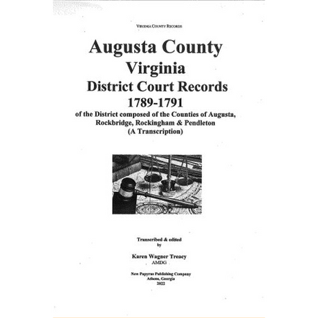 Augusta County, Virginia, District Court Records, 1789-1791
