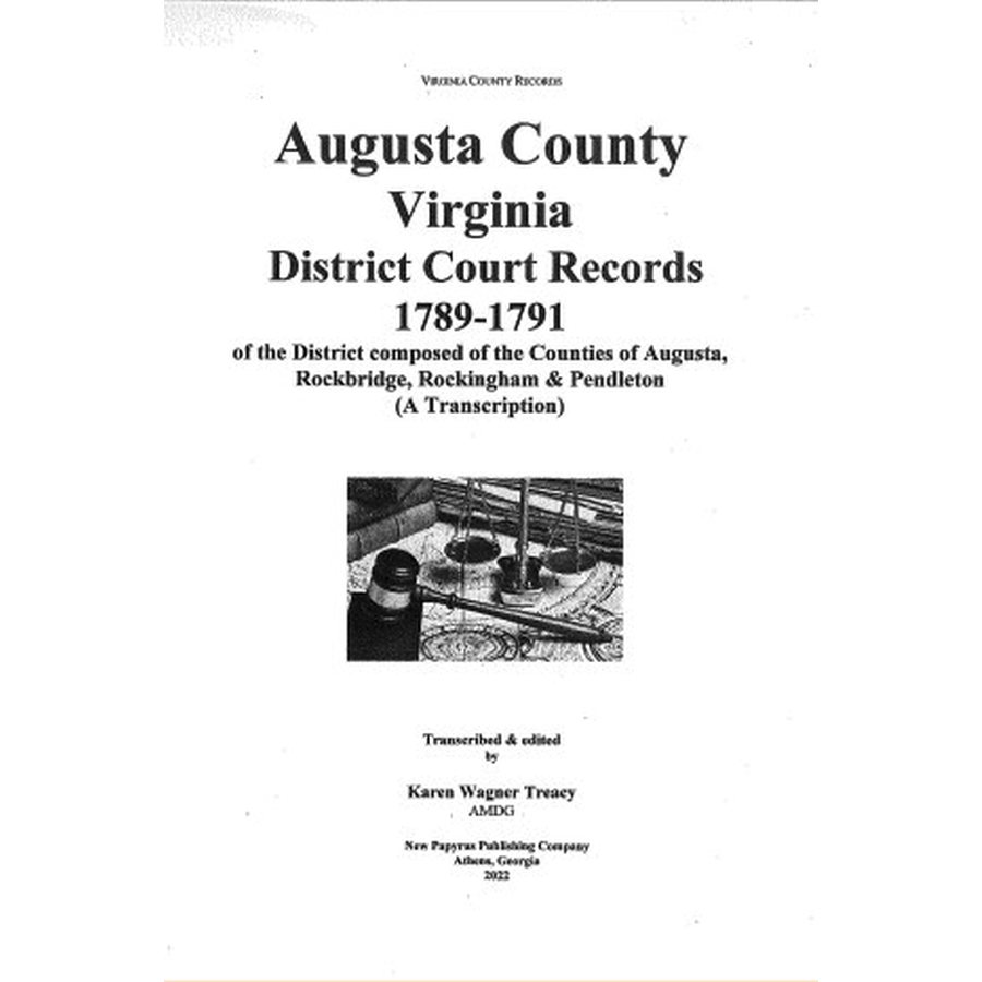 Augusta County, Virginia, District Court Records, 1789-1791