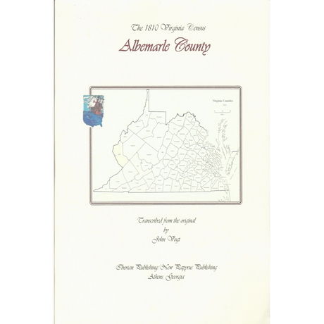 Albemarle County, Virginia 1810 census
