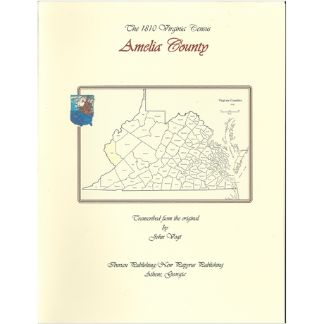 Amelia County, Virginia 1810 Census