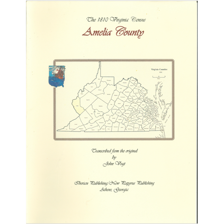 Amelia County, Virginia 1810 Census